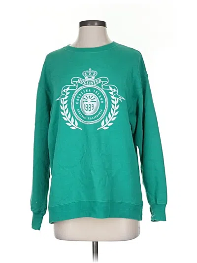 Pre-owned Hollister Sweatshirt In Blue