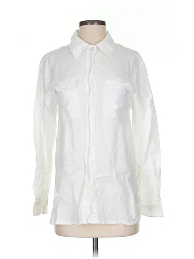Pre-owned Jordan Long Sleeve Button Down Shirt In White