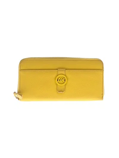 Pre-owned Anne Klein Wallet In Yellow