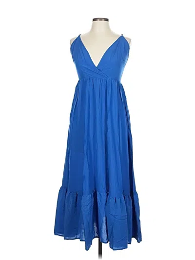 Pre-owned Shein Casual Dress In Blue