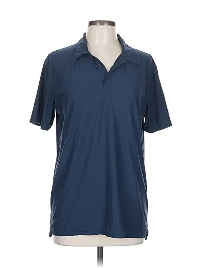 Pre-owned True Classic Short Sleeve Polo Shirt In Blue