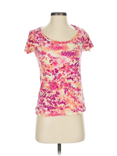 Pre-owned Nicole Miller Active T-shirt In Pink