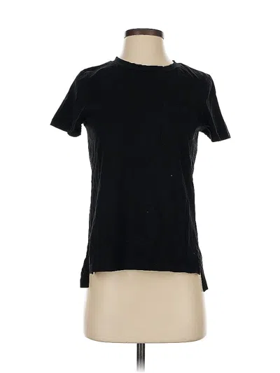 Pre-owned Banana Republic Short Sleeve T-shirt In Black