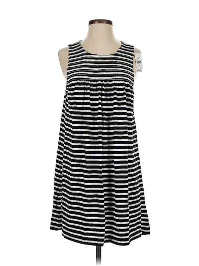 Pre-owned Loft Beach Casual Dress In Black