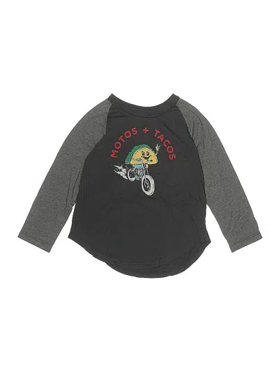 Pre-owned Feather 4 Arrow Kids' 3/4 Sleeve T-shirt In Gray