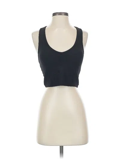 Pre-owned 90 Degree By Reflex Tank Top Black Strapless Neckline Tops