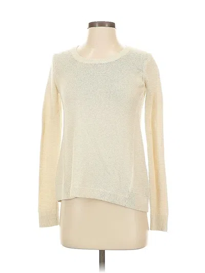 Pre-owned Madewell Pullover Sweater In White