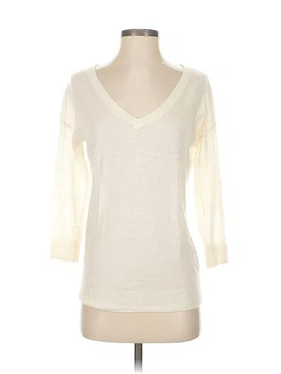 Pre-owned Banana Republic Pullover Sweater In White