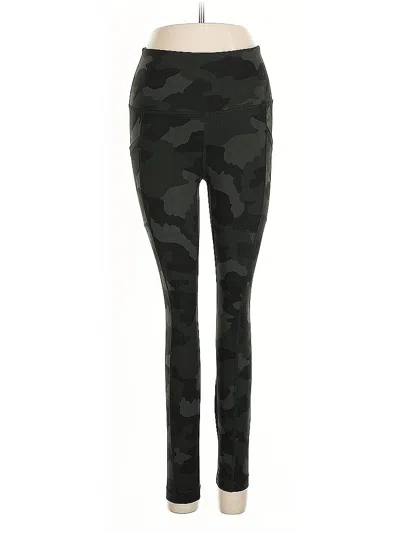 Pre-owned Yogalicious Active Pants In Green