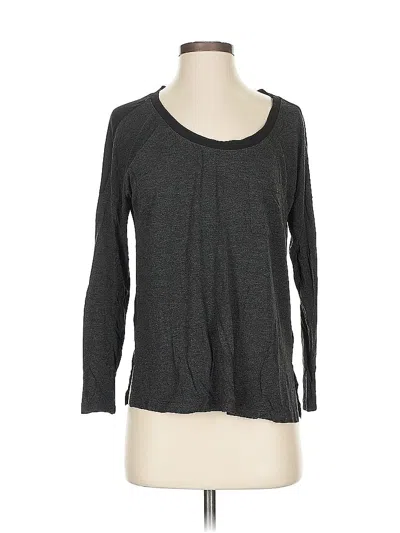 Pre-owned Banana Republic 3/4 Sleeve T-shirt In Gray