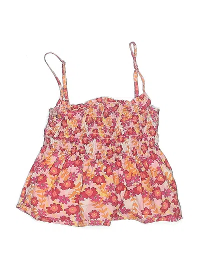 Pre-owned Freshman Kids'  Sleeveless Blouse In Pink