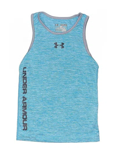 Pre-owned Under Armour Kids' Active Tank Top In Blue