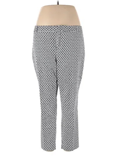 Pre-owned Roz & Ali Casual Pants In Gray