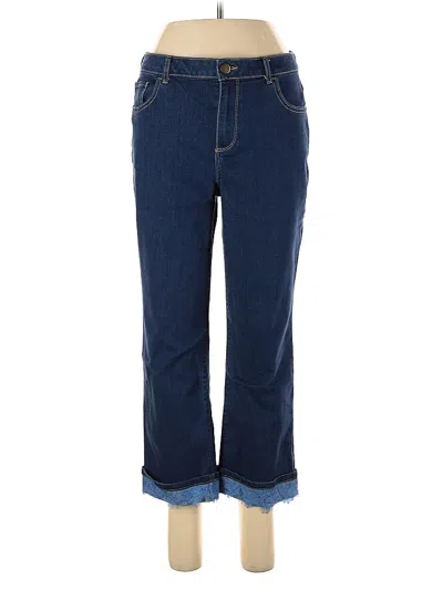 Pre-owned Logo By Lori Goldstein Jeans In Blue