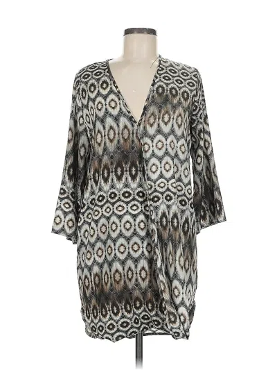 Pre-owned Dainty Hooligan Casual Dress In Gray