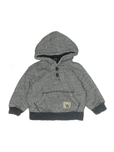Pre-owned Baby Gap Kids' Pullover Hoodie In Gray