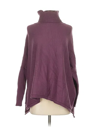 Pre-owned Metric Knits Turtleneck Sweater In Purple