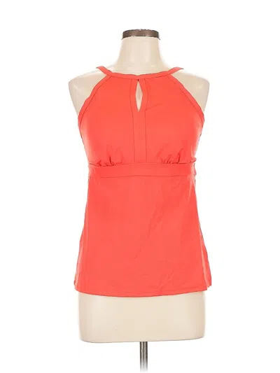 Pre-owned Lands' End Sleeveless Blouse In Orange