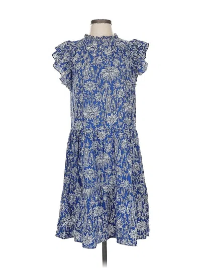 Pre-owned Ann Taylor Casual Dress In Blue