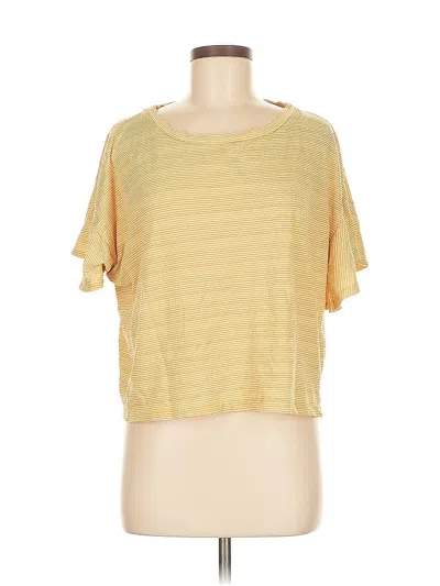 Pre-owned Lush Short Sleeve T-shirt In Yellow