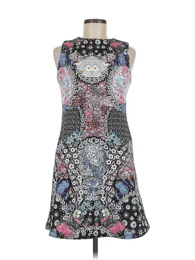 Pre-owned Asos Design Cocktail Dress In Gray