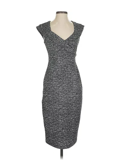 Pre-owned Maggy London Cocktail Dress In Gray