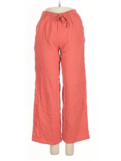 Pre-owned Little Moon Casual Pants In Orange