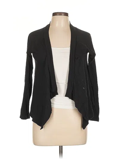 Pre-owned Splendid Cardigan Sweater In Black