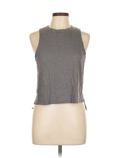 Pre-owned So Sleeveless T-shirt In Gray
