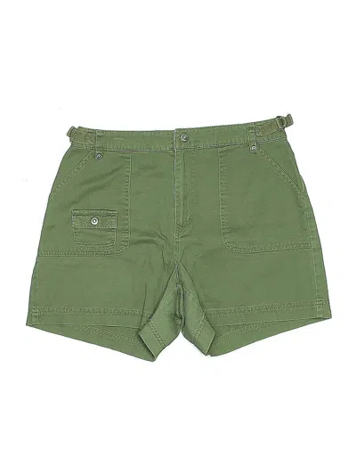 Pre-owned St. John's Bay Khaki Shorts In Green