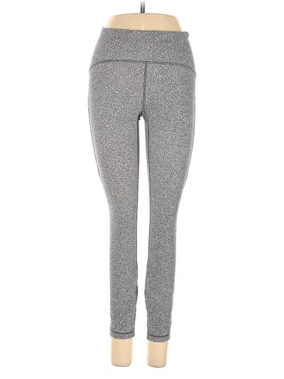 Pre-owned Lululemon Athletica Active Pants In Gray