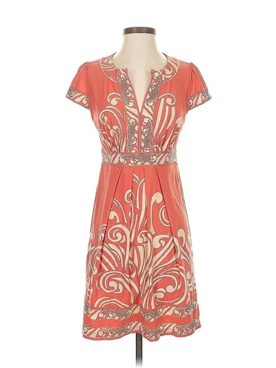 Pre-owned Bcbgmaxazria Casual Dress In Orange