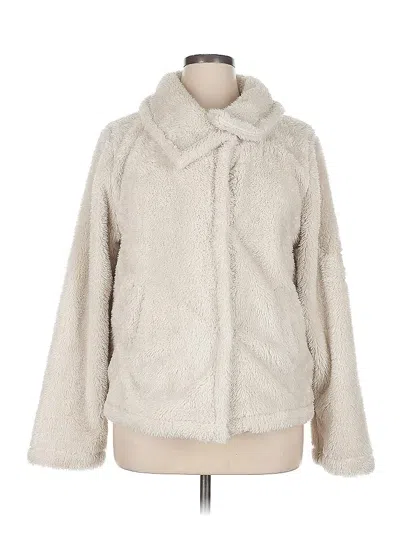 Pre-owned Dylan Faux Fur Jacket In White