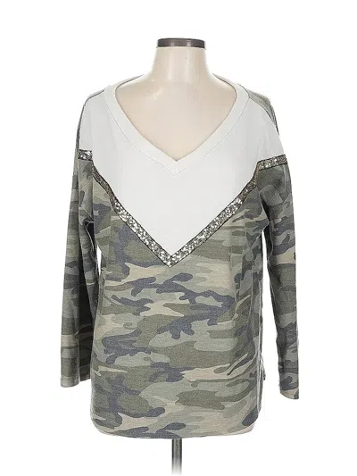 Pre-owned Hailey & Co Cardigan Sweater In Silver