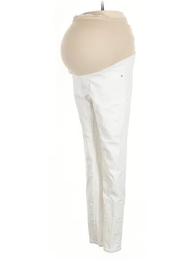 Pre-owned Adriano Goldschmied Jeggings In White