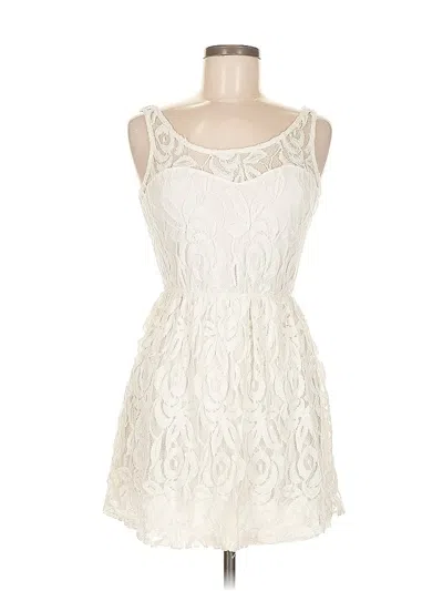 Pre-owned La Hearts Cocktail Dress In White