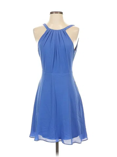 Pre-owned Express Cocktail Dress In Blue