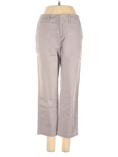 Pre-owned Lands' End Casual Pants In Gray