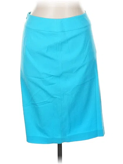 Pre-owned Nine West Formal Skirt In Blue