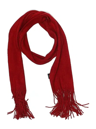 Pre-owned New York And Company Scarf In Red