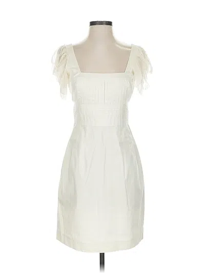 Pre-owned Catherine Malandrino Cocktail Dress In White