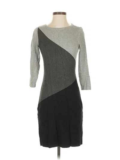 Pre-owned Calvin Klein Cocktail Dress In Gray