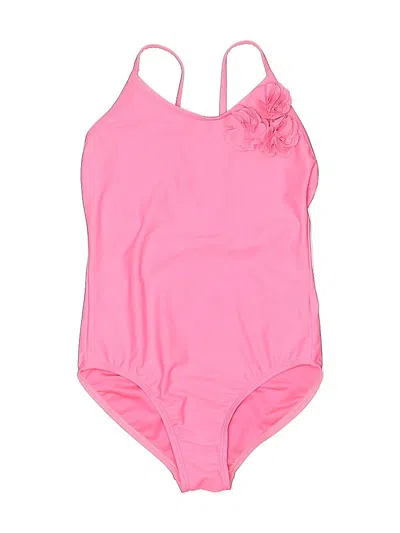 Pre-owned Gap Kids' One Piece Swimsuit In Pink