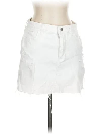 Pre-owned Hollister Casual Skirt In White