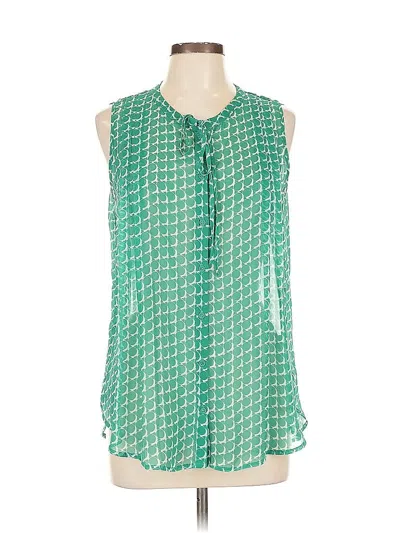 Pre-owned Pleione Sleeveless Blouse In Green