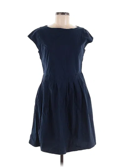 Pre-owned Uniqlo Casual Dress In Blue