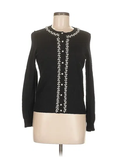 Pre-owned Charter Club Cardigan Sweater In Black