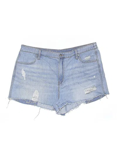 Pre-owned Aerie Denim Shorts In Blue