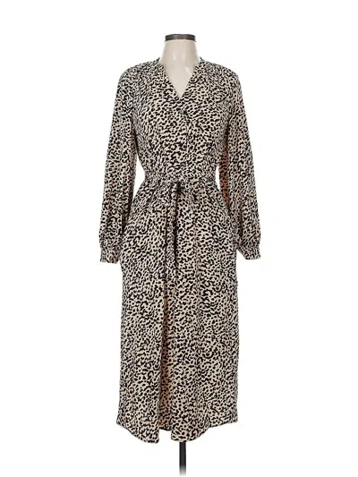 Pre-owned H&m Casual Dress In Brown