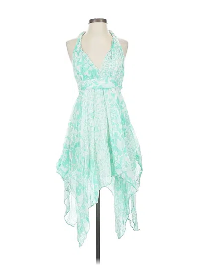 Pre-owned Guess Cocktail Dress In Green